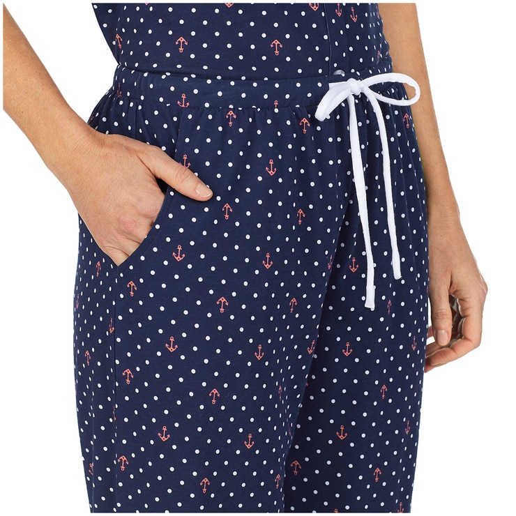 Nautica Women's Pyjama Set 2pc Navy Costco Australia