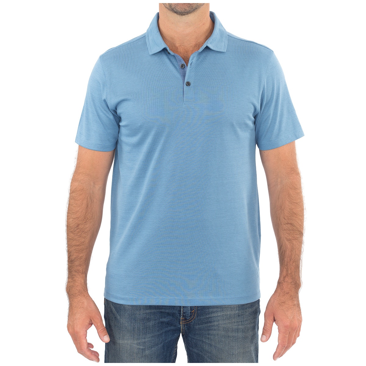 Kirkland Signature Men's Polo - Light Blue