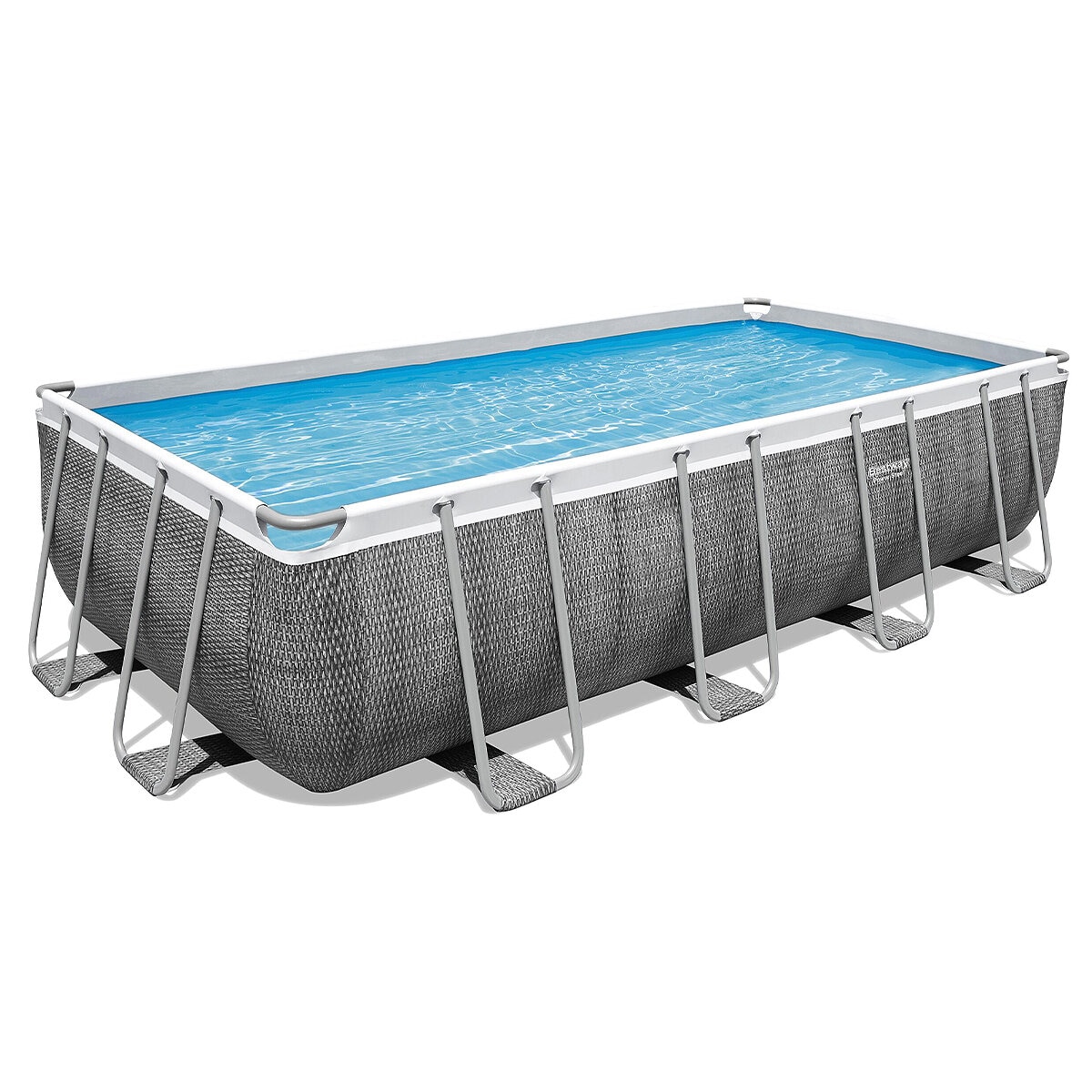Bestway Power Steel Rectangular Pool Set 4.88M x 2.44M x 1.22M