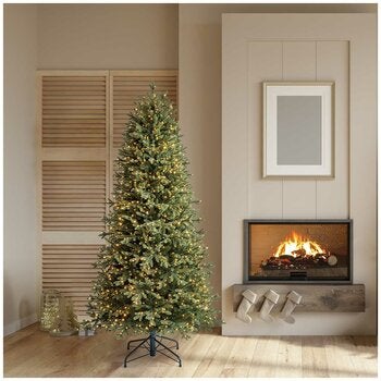 Pre-Lit Slim Aspen Artificial Christmas Tree 1.9M