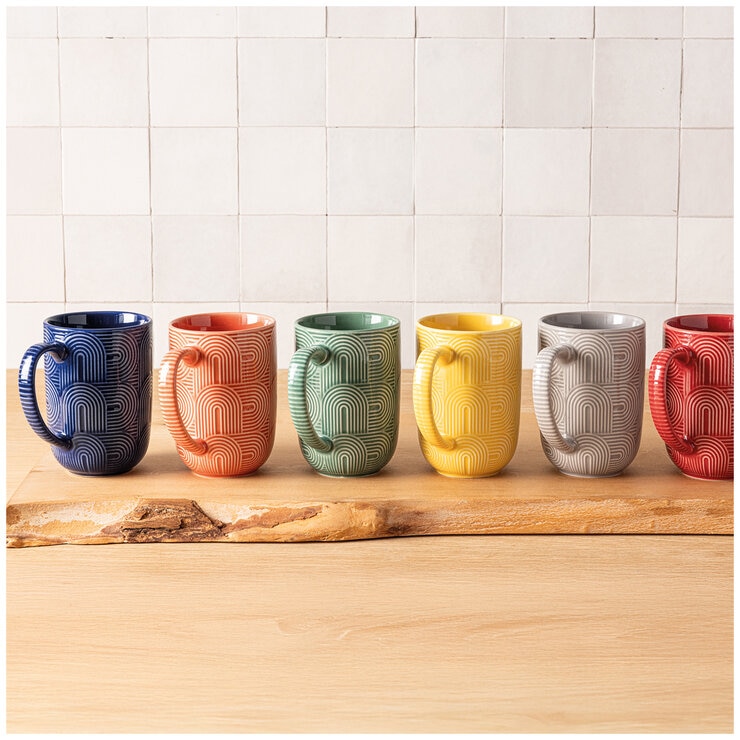 over&back Arch Mugs 490ml x 6 Pack