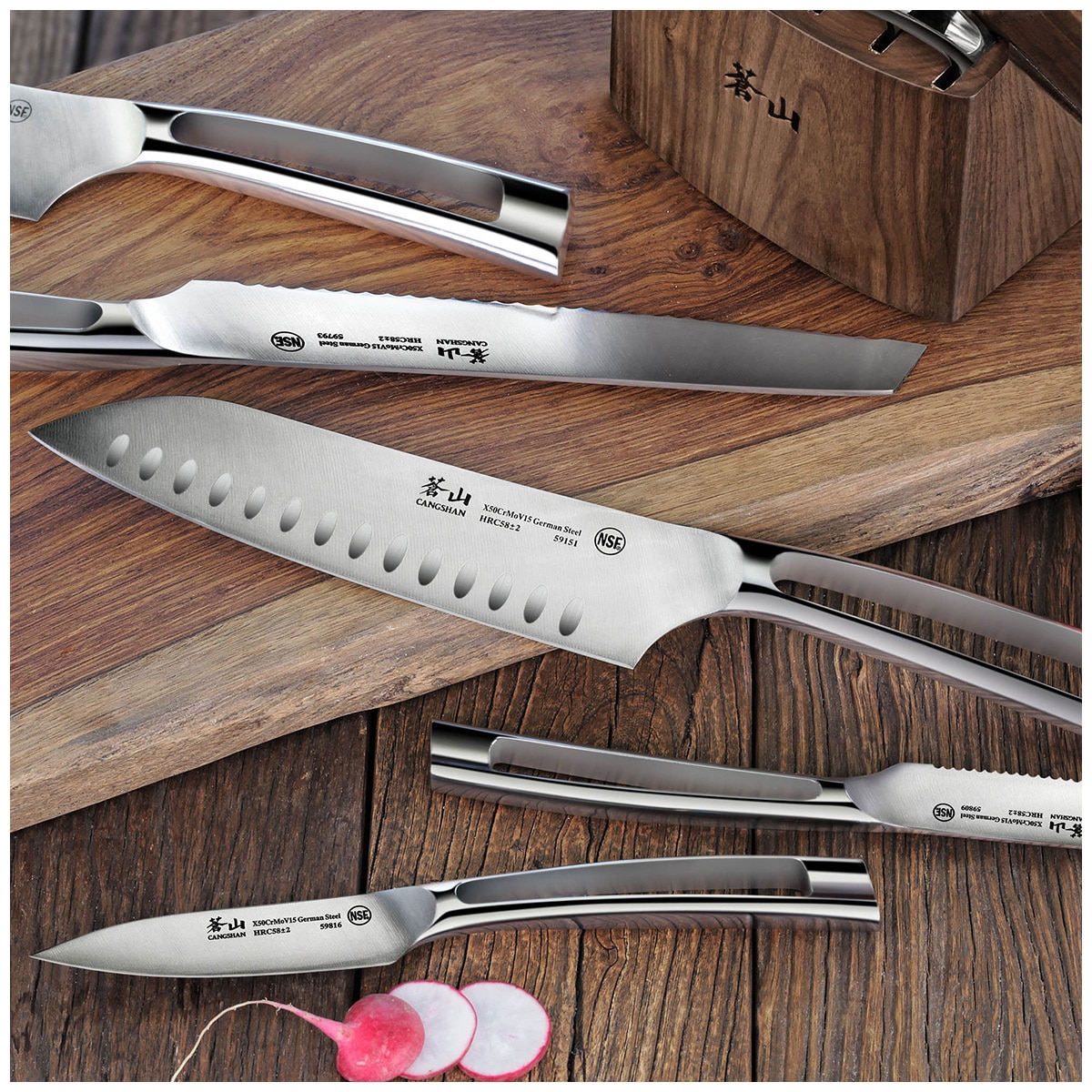 Cangshan N1 Series German Steel 17Piece Knife Set Costco Australia