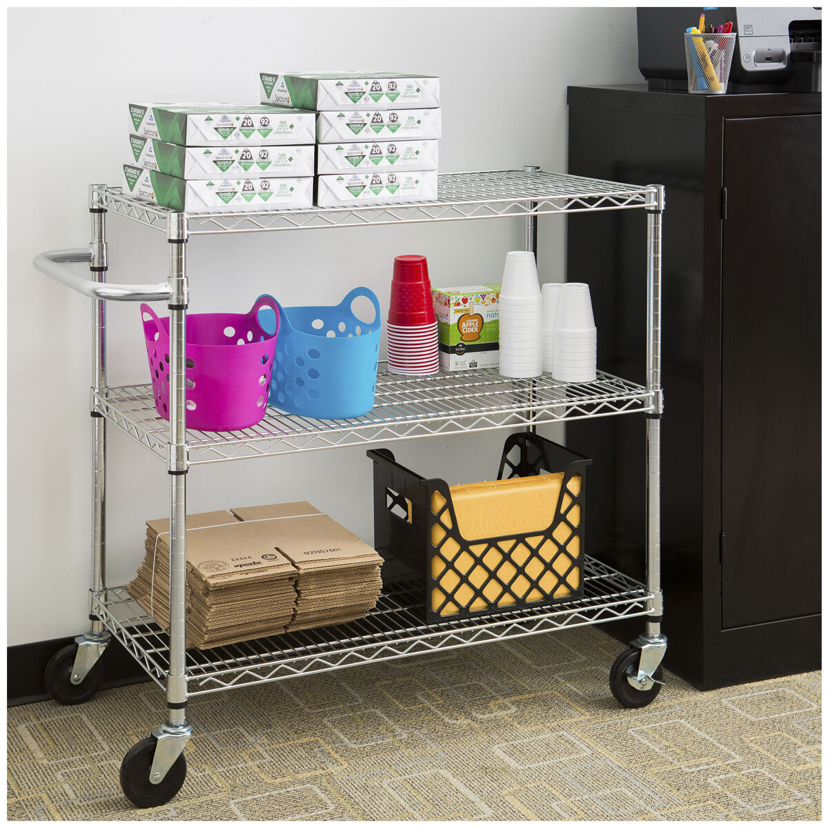 Trinity 3 Tier Utility Cart