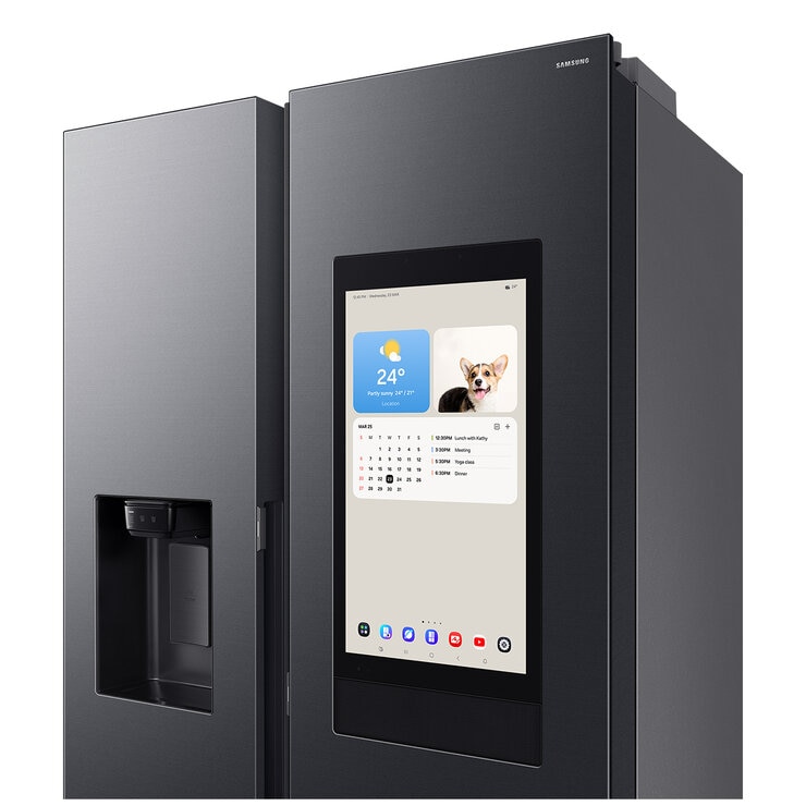 Samsung 615L Family Side-By-Side Refrigerator Black SRS6800BFH