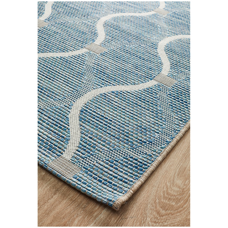 Rug Culture Terrace 5501 Blue Indoor/Outdoor Rug 230 x 160 cm Costco Australia