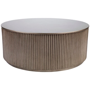 CAFE Lighting & Living Nomad Round Coffee Table Antique Gold