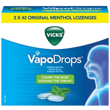 Vicks VapoDrops 42 x 3 Pack