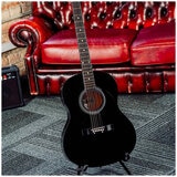3rd Avenue Acoustic Guitar Premium Pack Black NM-STX10ABKPK2