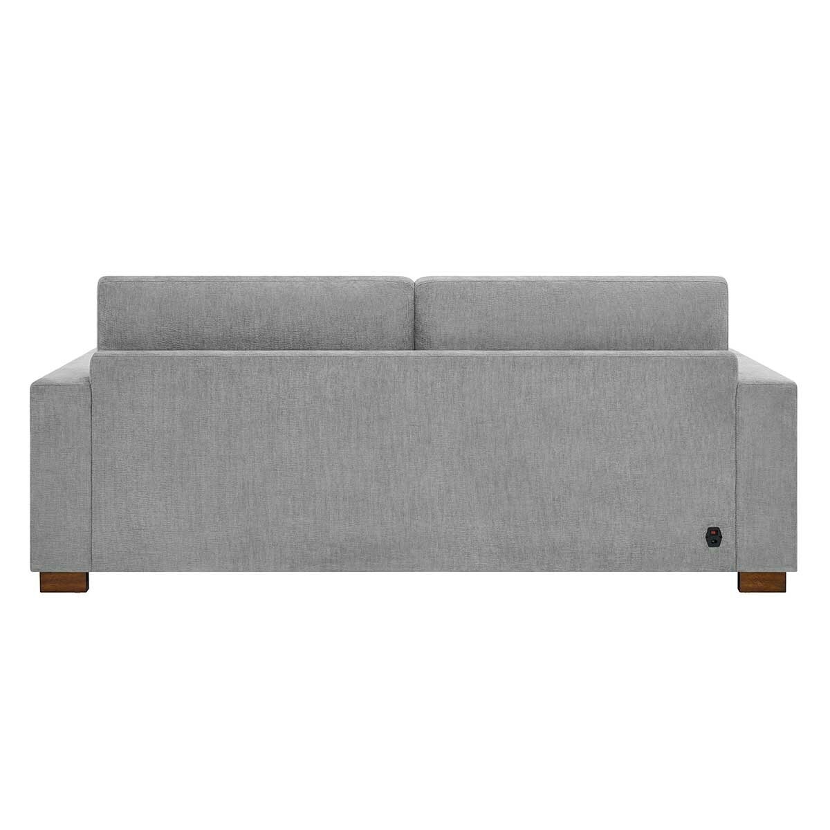 Henredon Fabric Sofa with 2 Power Footrests