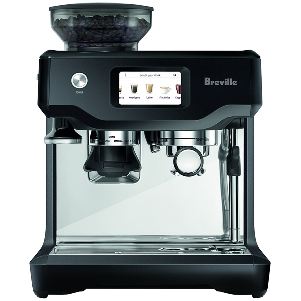 Breville The Barista Touch Auto Coffee Machine BES880BSS - Black