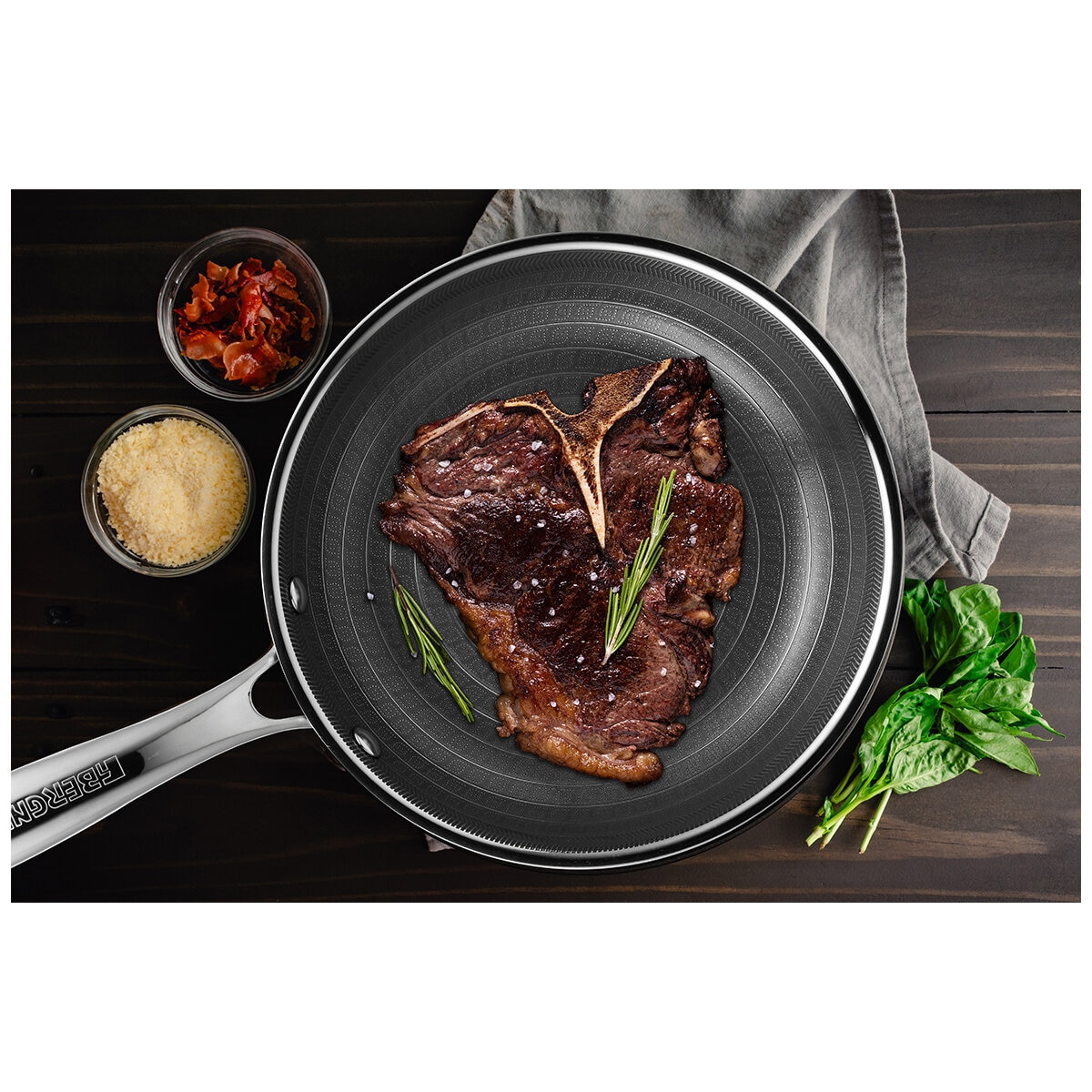 Bergner Giro Cera Tech Frypan 2 Piece Set 24cm And 28cm