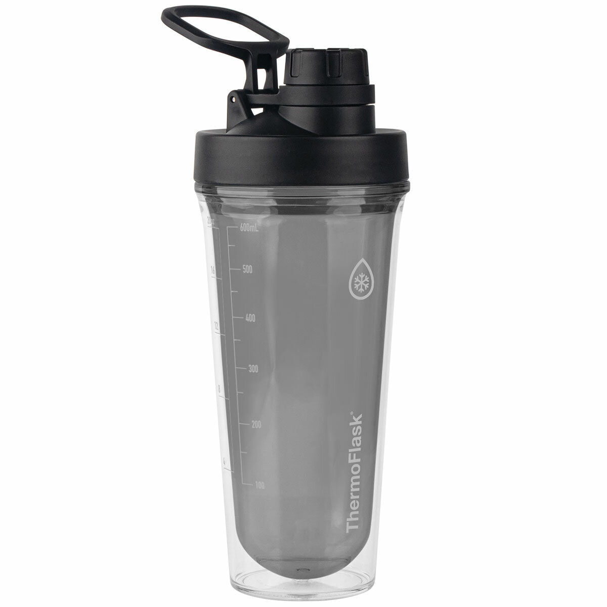Thermoflask Tritan Shaker Spout Lid With Agitator 710ml 2 Pack Black White