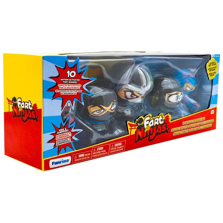 Funrise Fart Ninjas 5 Pack Flatulence Fighters