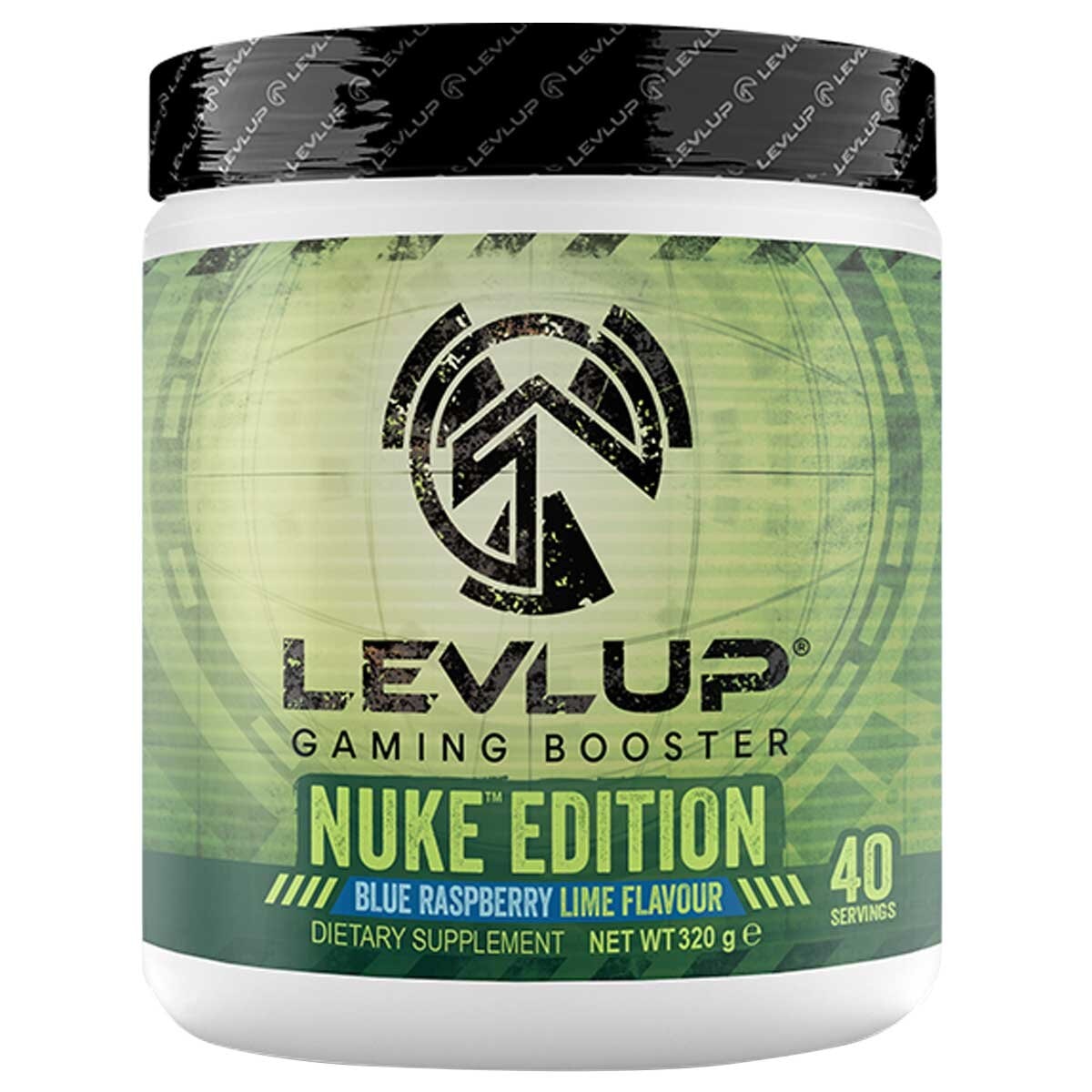 LEVLUP Booster 2 x 320g Blue Raspberry And Lime