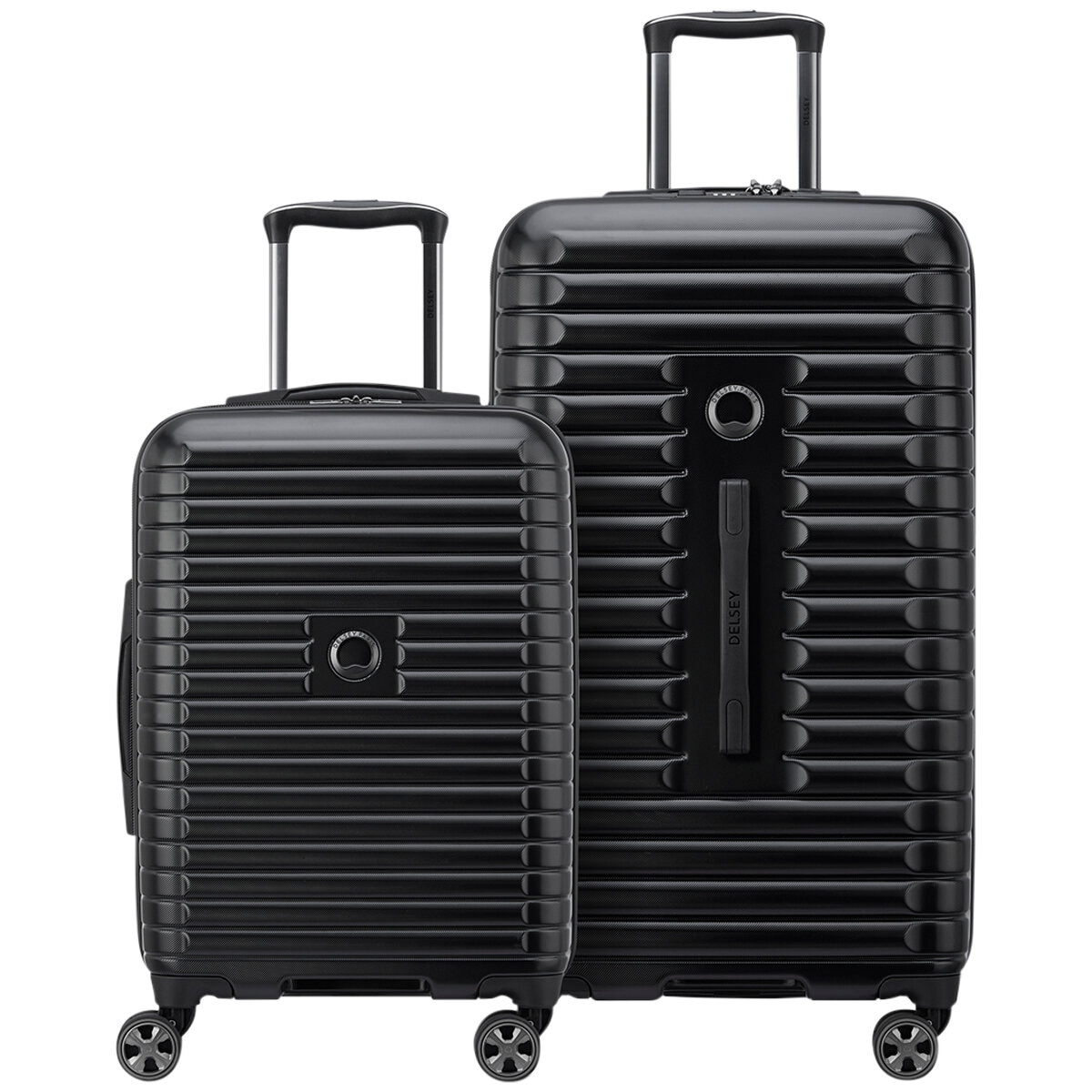 Delsey Paris 2 Piece Luggage Set Black