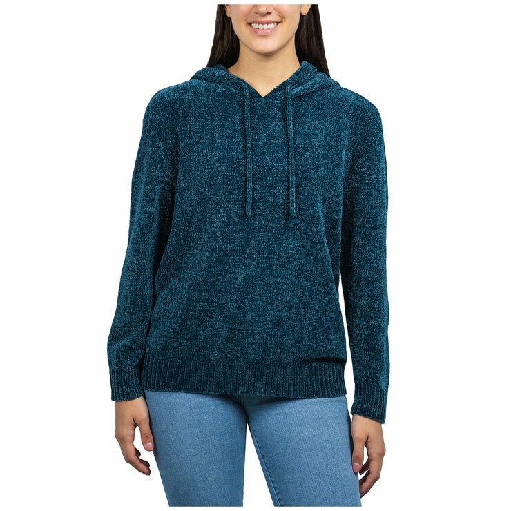 Jachs Girlfriend Women's Chenille Hoodie Sweater