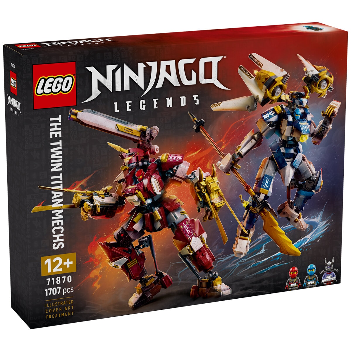 LEGO NINJAGO The Twin Titan Mechs Action Figures 71870 LEGO NINJAGO The Twin Titan Mechs Action Figures 71870