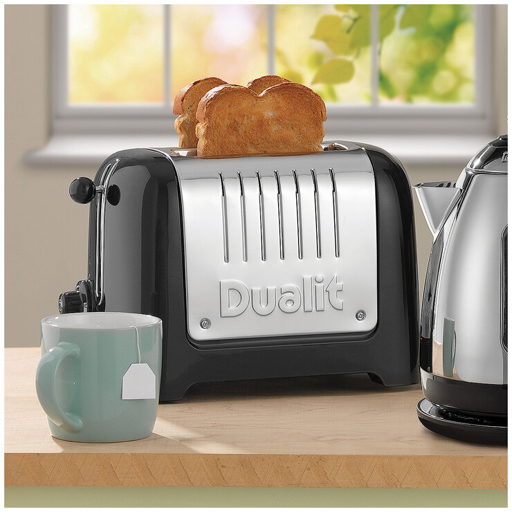 Dualit 2 Slot Lite Toaster DU26208 Black