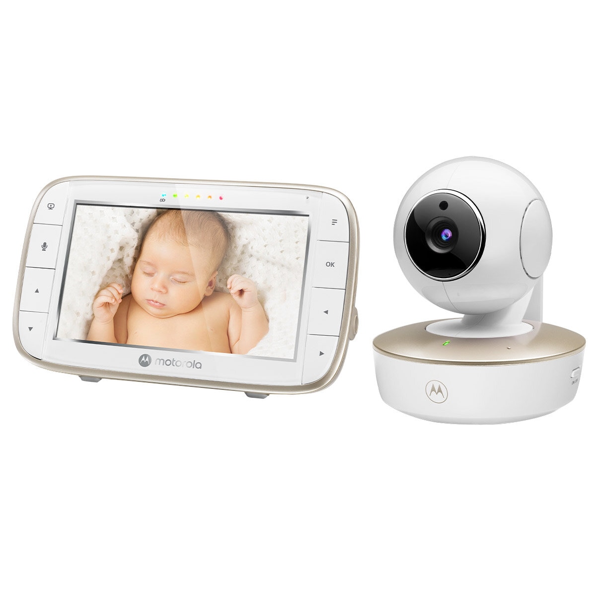 Motorola VM855 Connect 5-inch Portable Wi-Fi Video Audio Baby Monitor