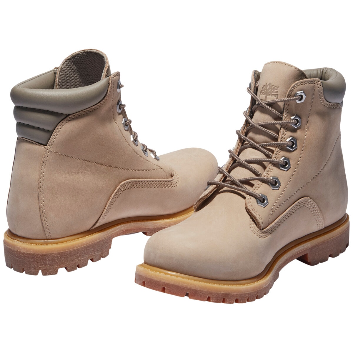 Timberland Women's Boot Light Beige Nubuck