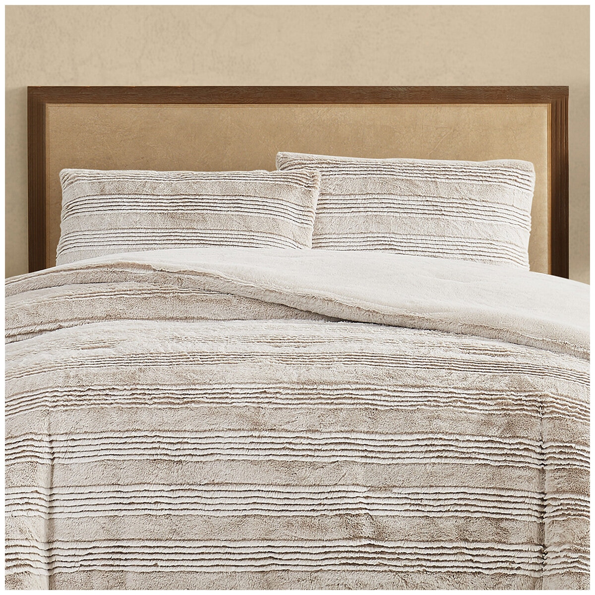 Frye Carved Comforter Set 3 piece Queen