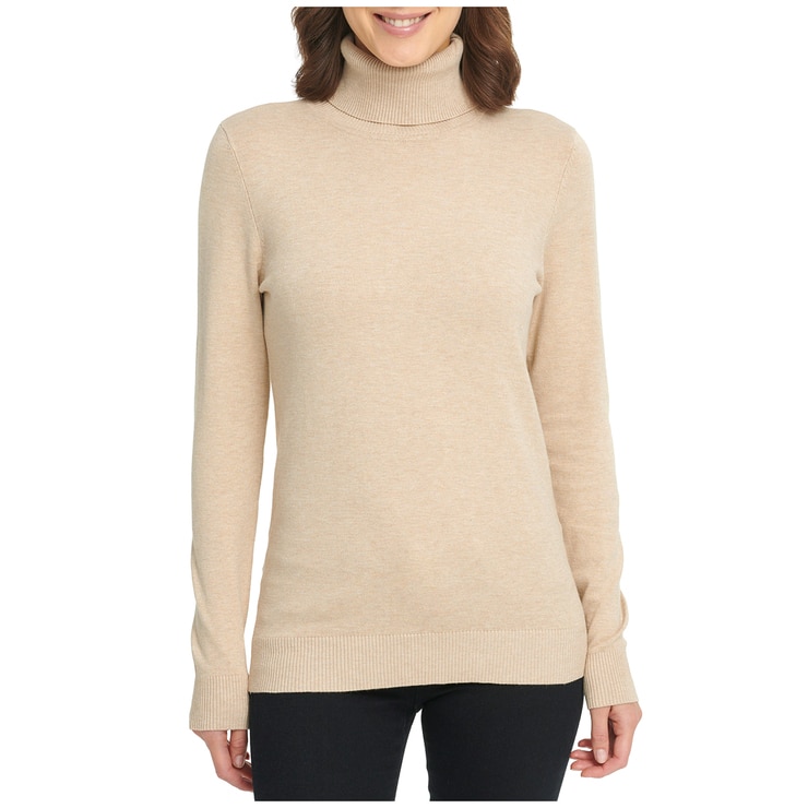 Andrew Marc Women's Turtleneck Heather Latte | Costco Australia