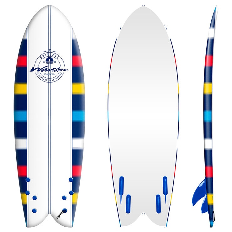 Wavestorm Modern Retro Fish Surfboard