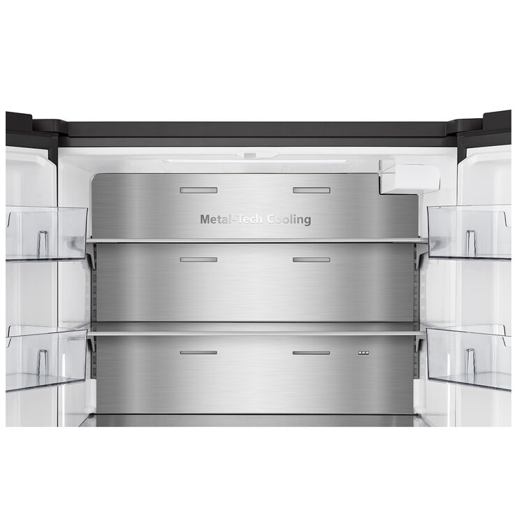 Hisense 634L PureFlat French Door Fridge Dark Steel HRFD634BW