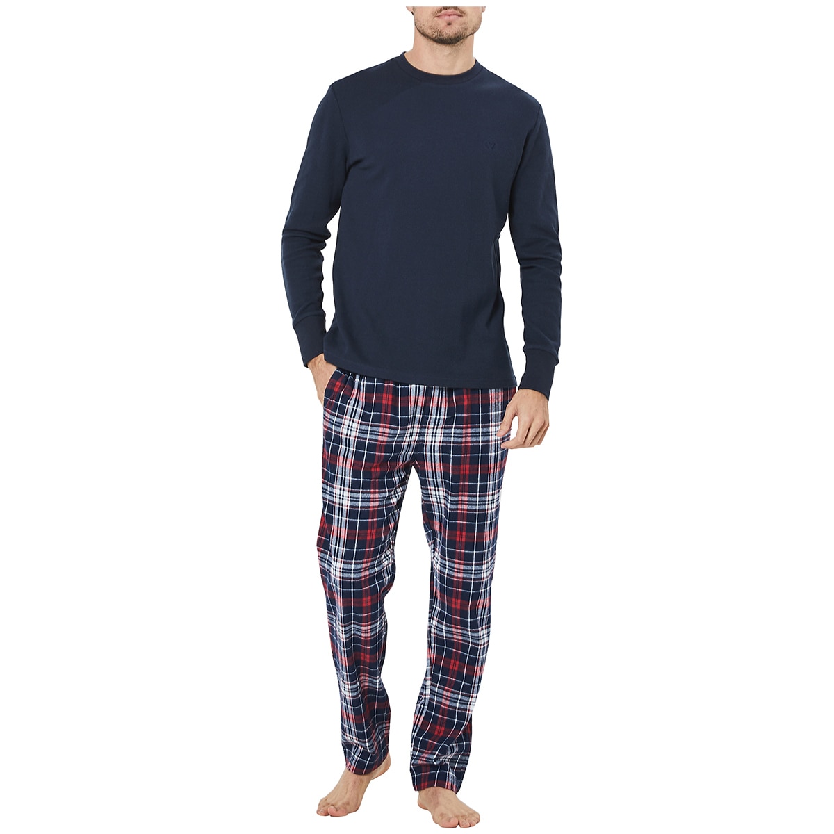 Coast Sleep Set Winter - Navy/Check