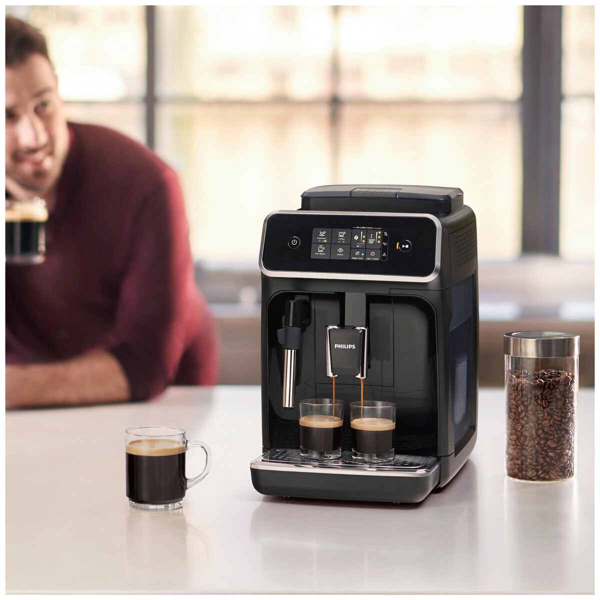 Philips 2200 Series Classic Frother Fully Auto Espresso Machine