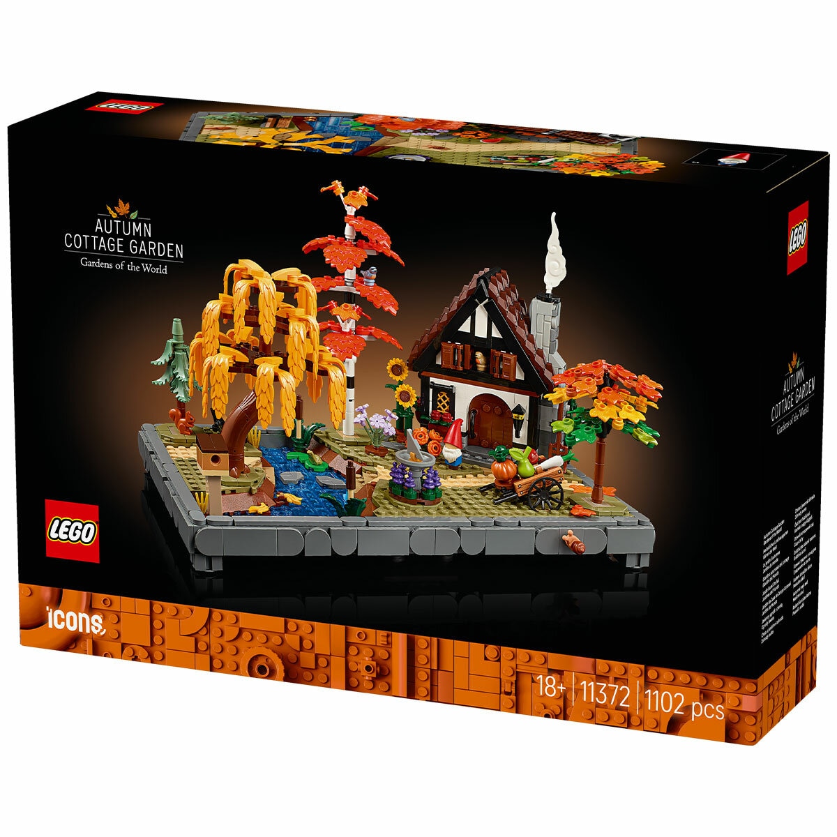 LEGO Icons Autumn Cottage Garden 11372