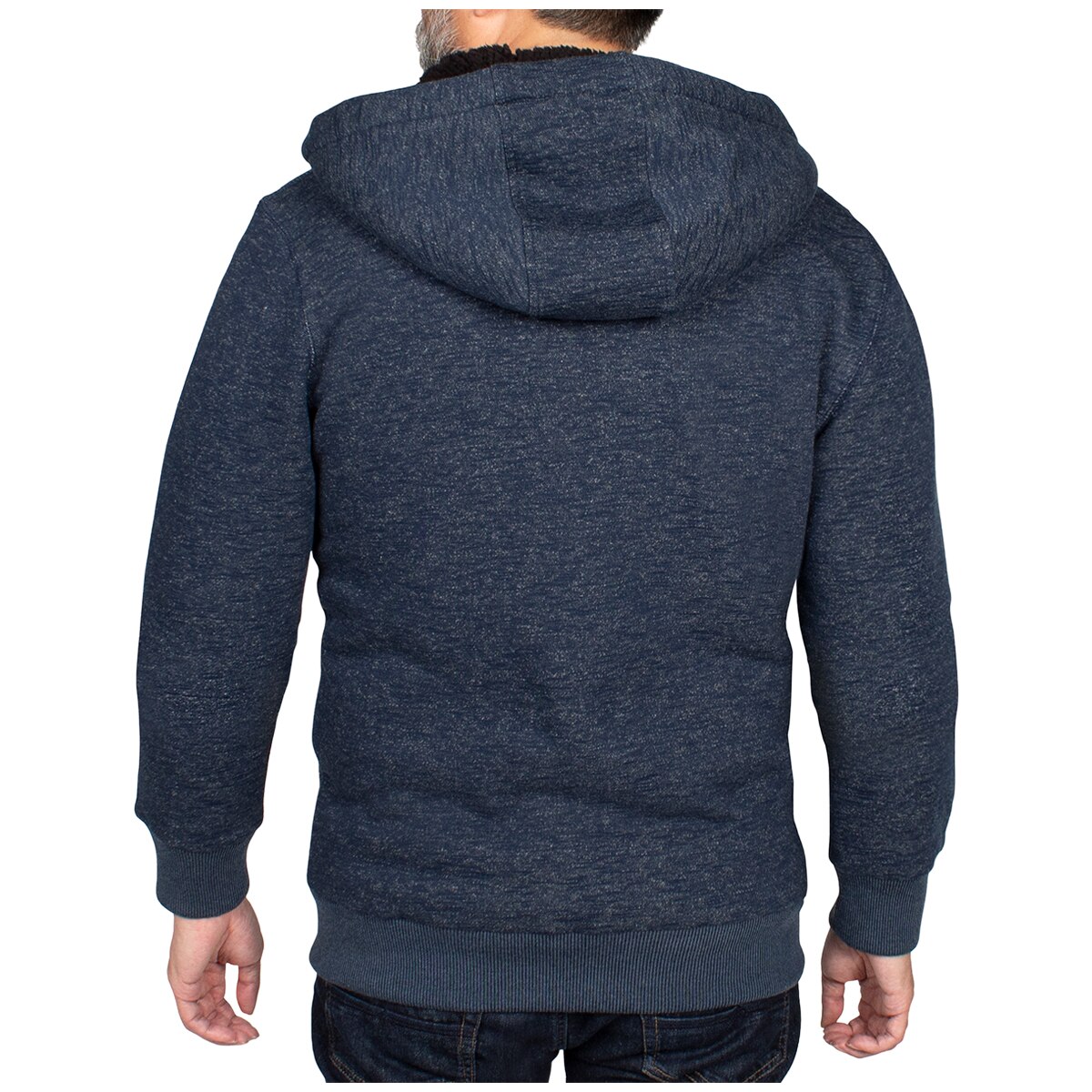 Buffalo Sherpa Hoodie - Navy