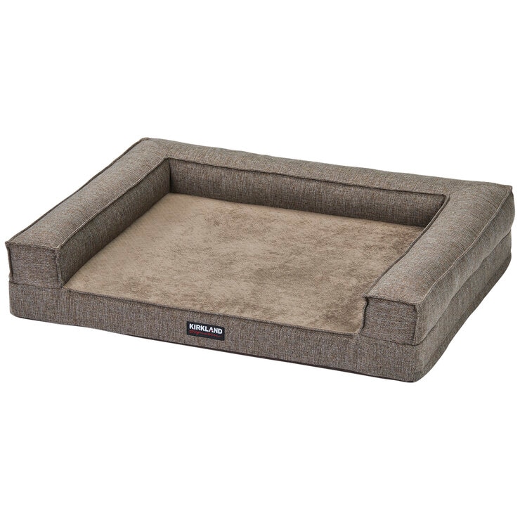 Kirkland Signature Tailored Couch Dog Bed Dark Brown Costco Australia