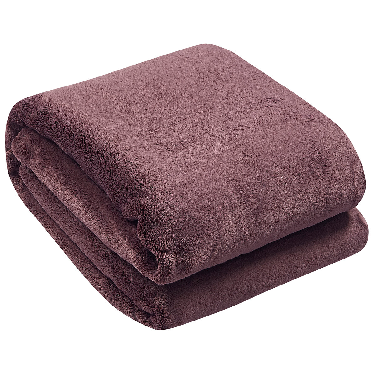 Amari Luxury Velvet Throw 152cm x 177cm Light Brown