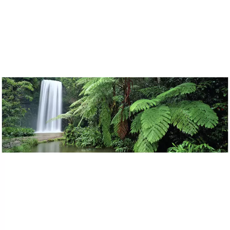 Ken Duncan 50 Millaa Millaa Falls, QLD Framed Print Black