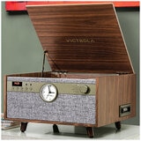 Victrola Century Signature+ 6-in-1 Wood Record Player Walnut VTA-830SB-WLN-INT Victrola Century Signature+ 6-in-1 Wood Record Player Walnut VTA-830SB-WLN-INT