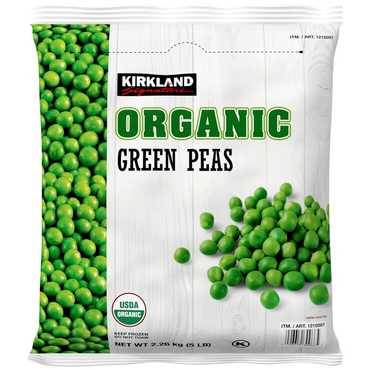 Kirkland Signature Organic Green Peas 2.26kg Kirkland Signature Organic Green Peas 2.26kg