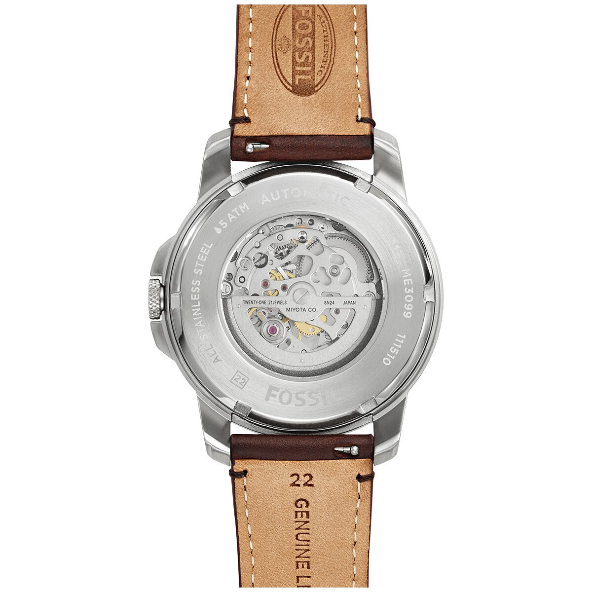 Brown Leather Watch ME3099 