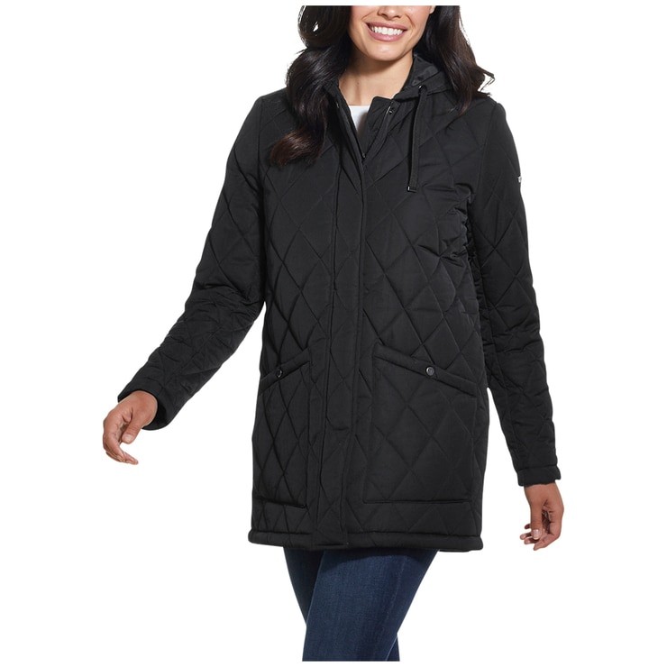 Weatherproof Women’s Duffle Coat Black | Costco Australia