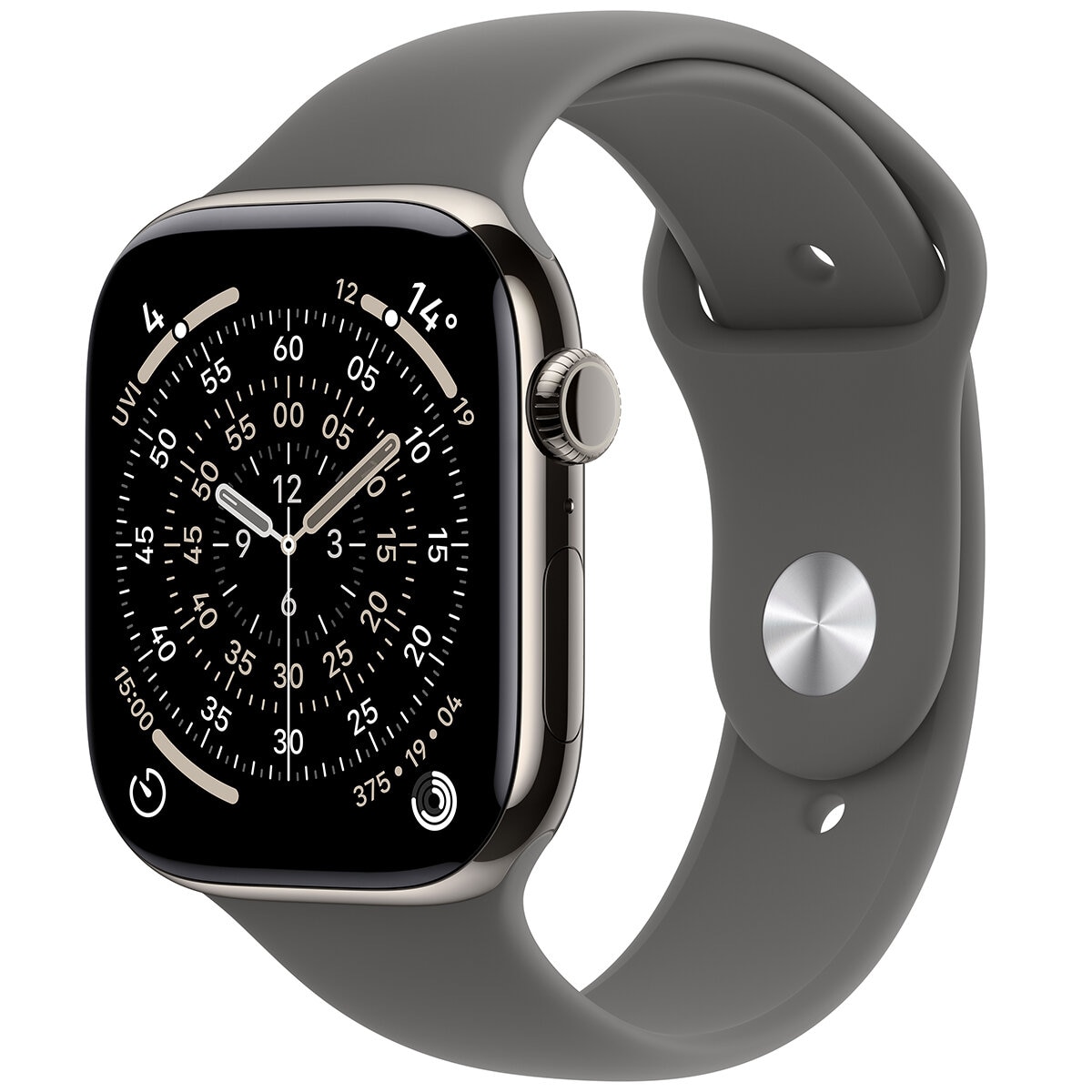 Apple Watch Series 11 GPS + Cellular 42mm Titanium Case with Sport Band