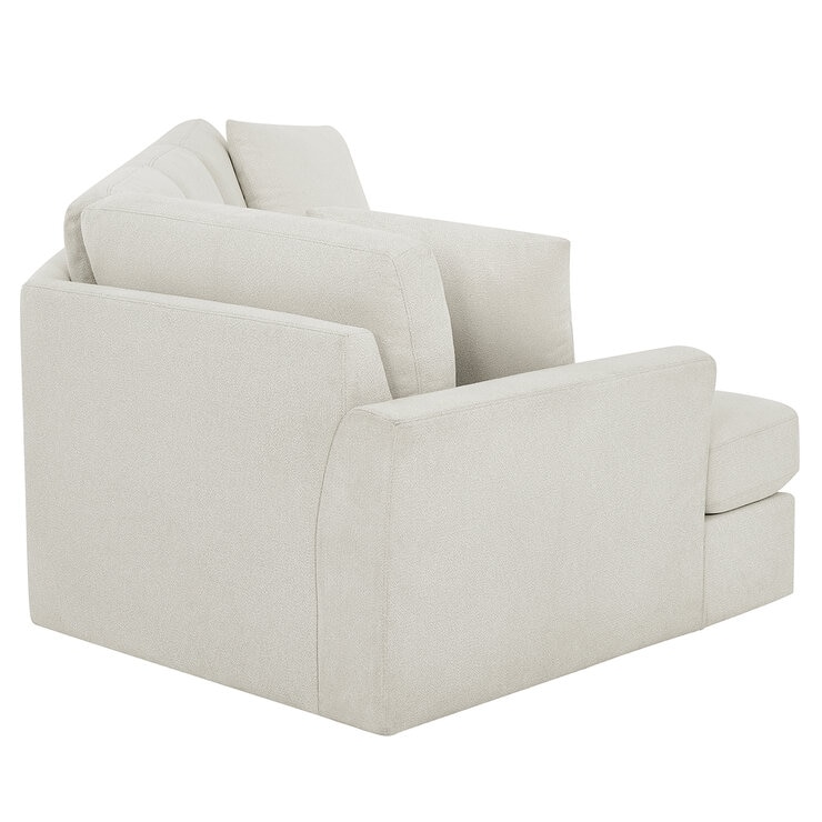 Thomasville 2 Piece Fabric Sofa With Wedge Seat And Storage