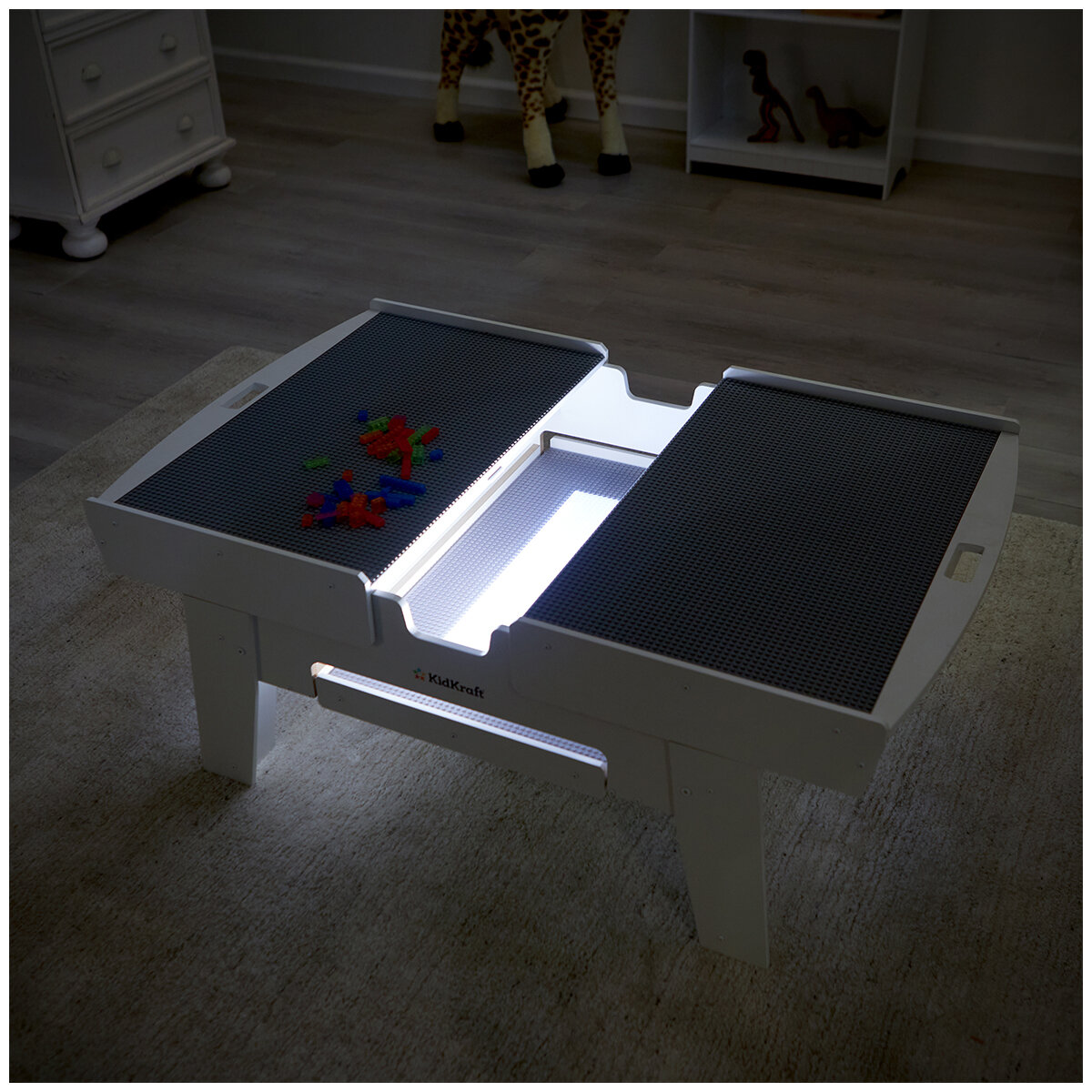 Building Bricks Play N Glow Activity Table