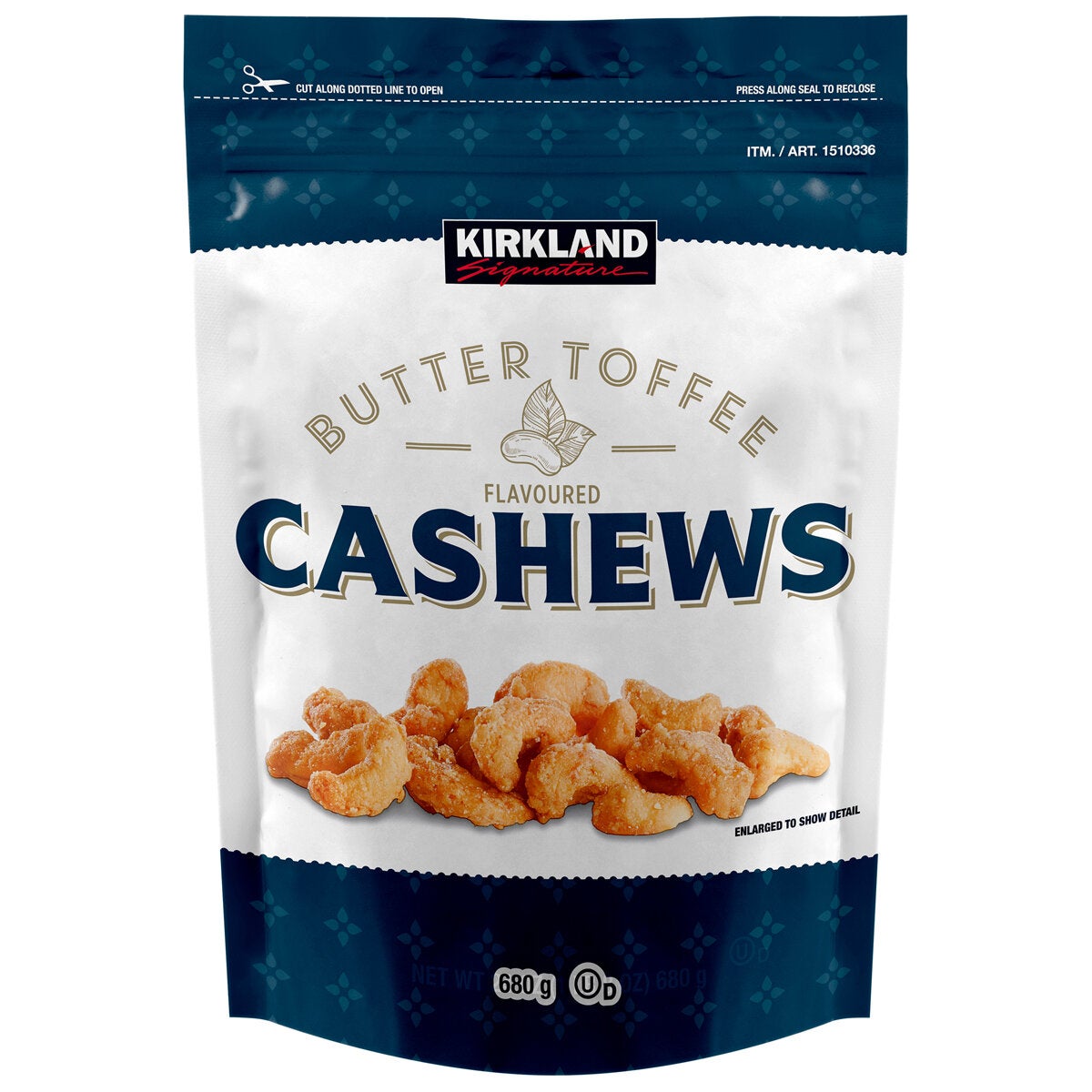 Kirkland Signature Butter Toffee Cashews 680g Kirkland Signature Butter Toffee Cashews 680g