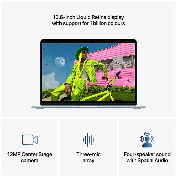 MacBook Air 15 inch Sky Blue