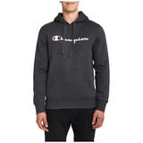 Champion Men's Script Hoodie Granite Grey