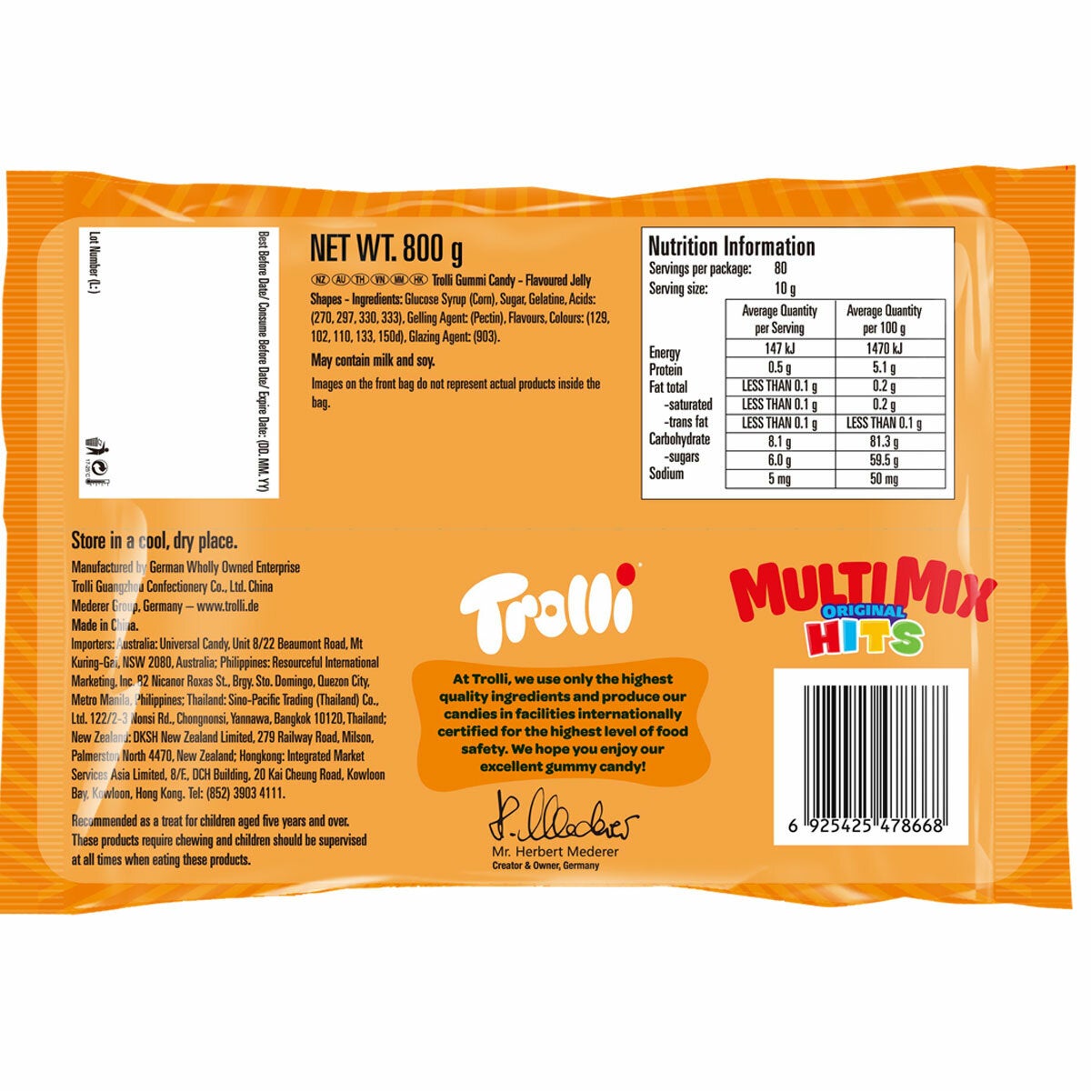 Trolli Multi Mix 800g