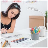 OttLite Swirl Organiser LED Lamp with USB Charging Port