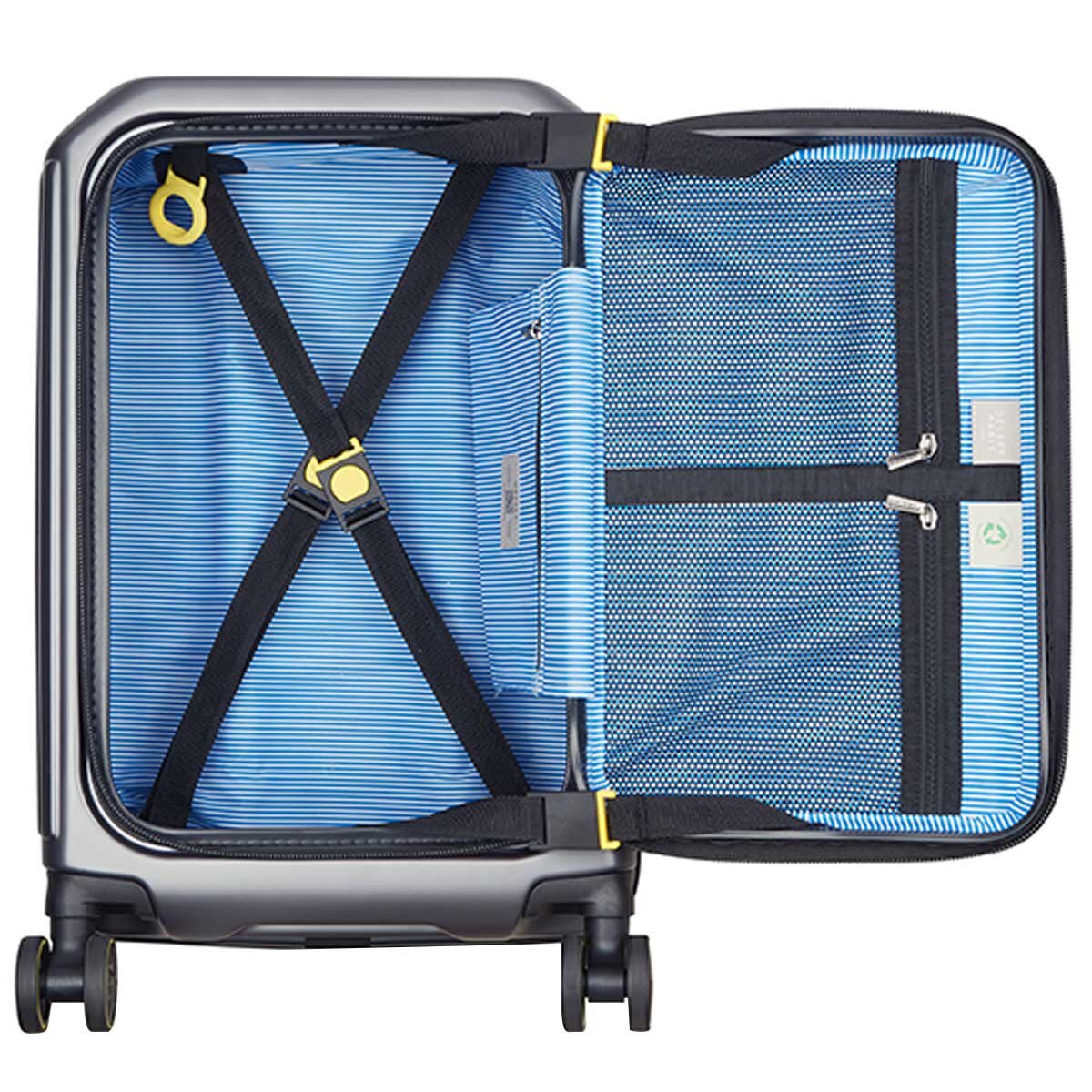 Hybrid Hardside Carry On With Front Lid Opening
