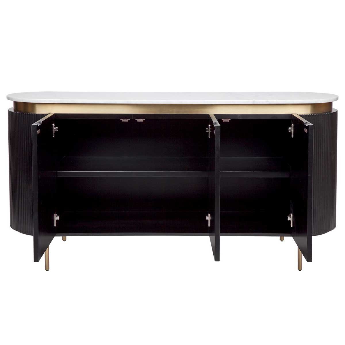 CAFE LIGHTING & LIVING Demarco Buffet Black