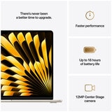 Inch MacBook Air: Apple M4 Chip With 10 Core CPU And 10 Core GPU, 16GB, 256GB SSD Starlight